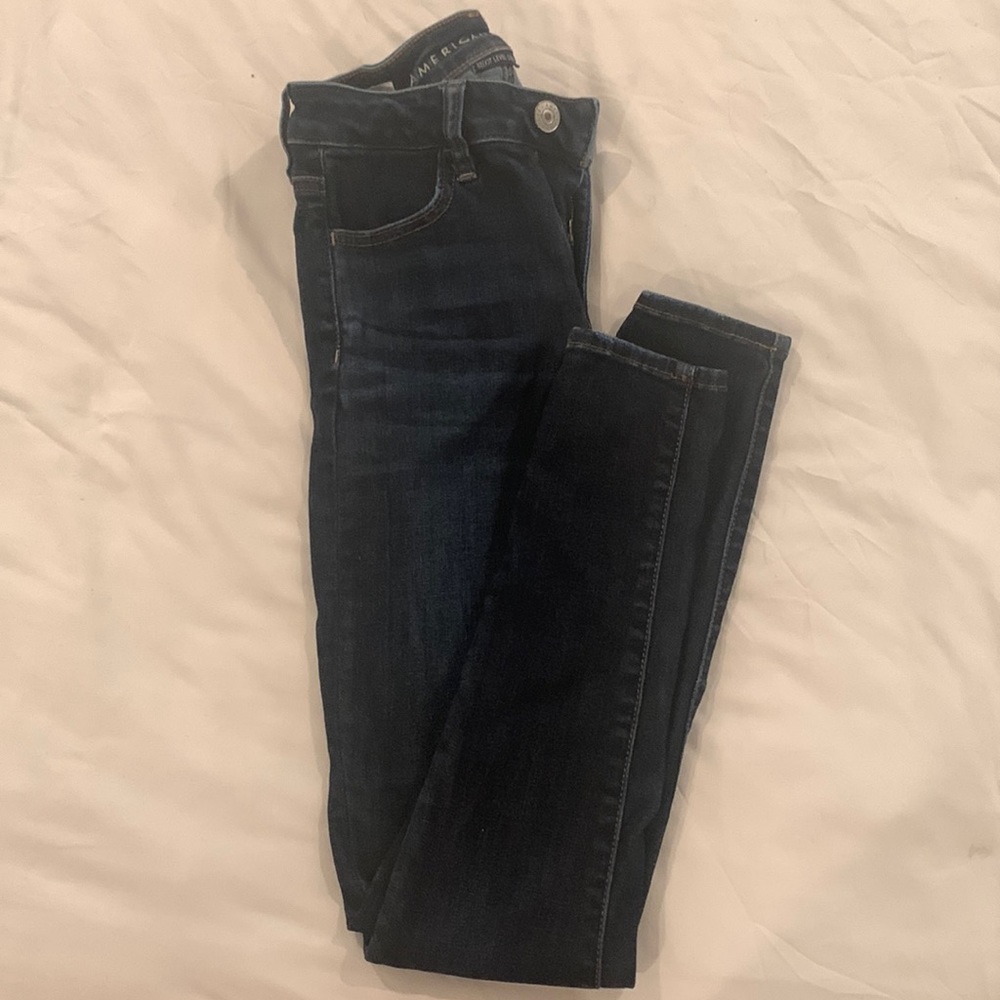 American Eagle next level stretch hi rise jegging 4 Long